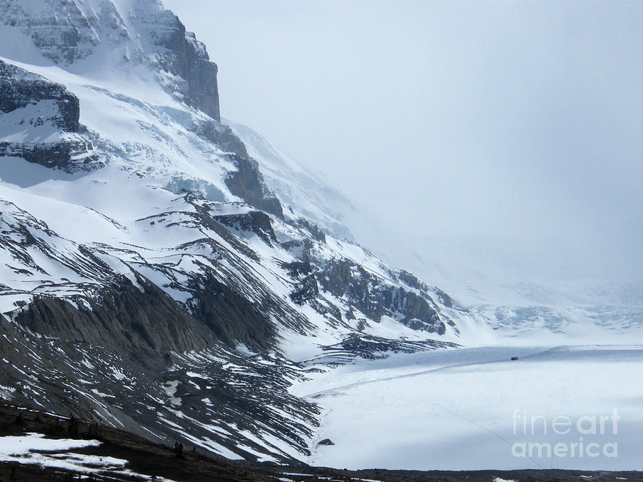 Athabasca Glacier - Alberta - Canada Photograph by Phil Banks