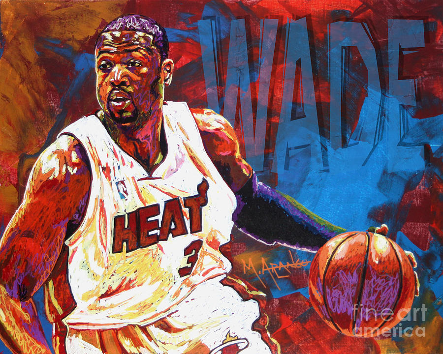 Dwyane Wade 2 by Maria Arango