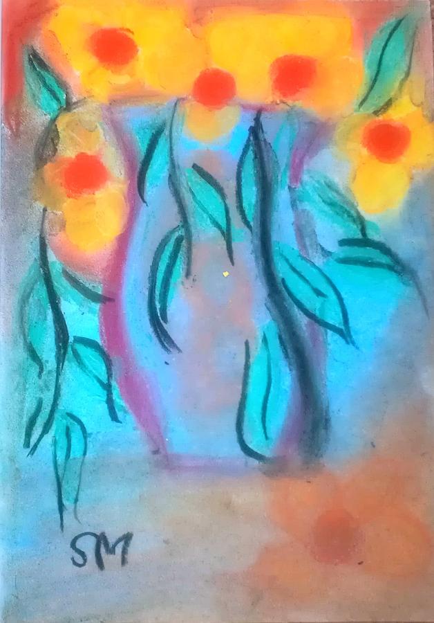 Dying Flower Painting by Sylvia Masri Fine Art America