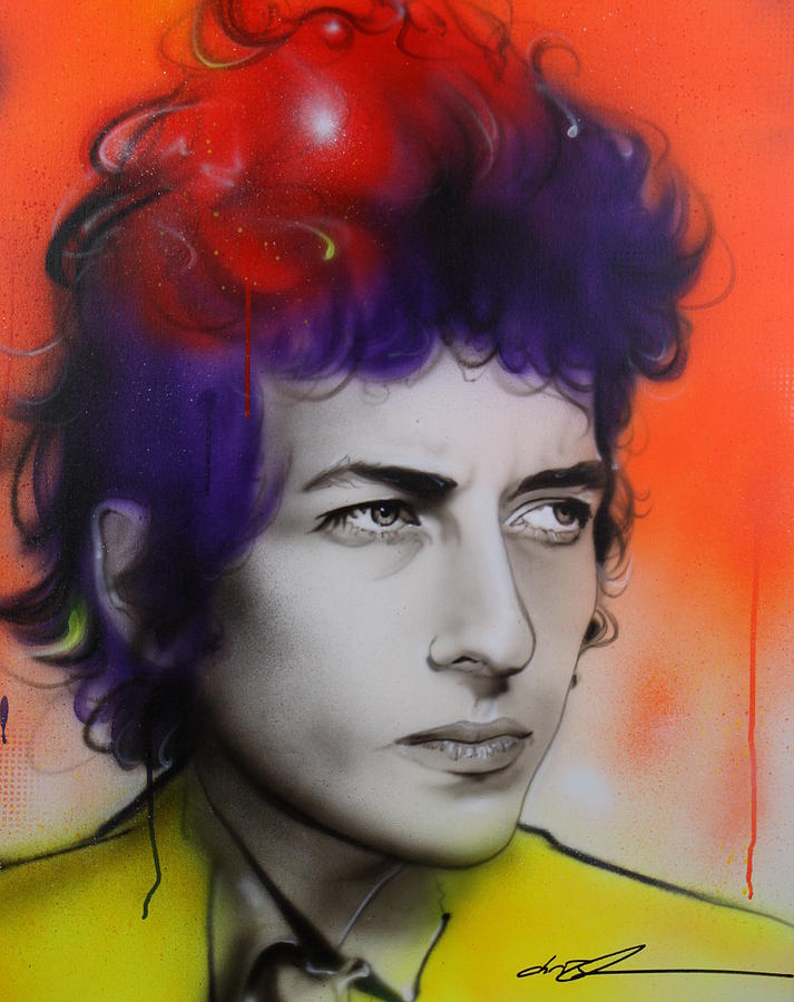 Bob Dylan Painting - Dylan by Christian Chapman Art