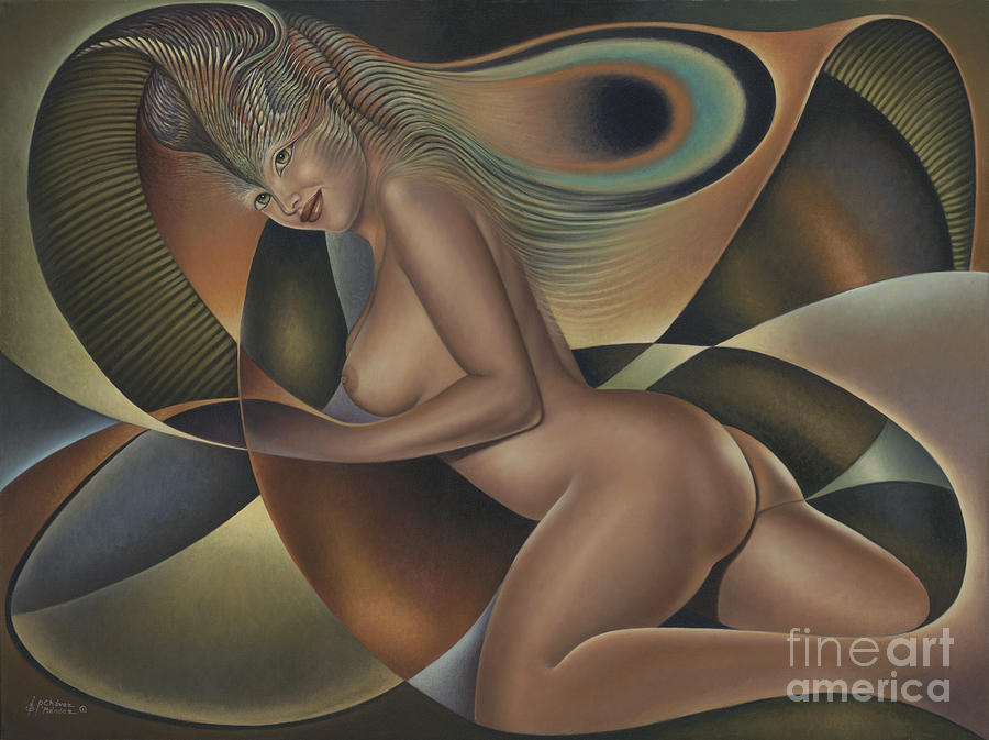Dynamic Queen 4 Painting by Ricardo Chavez-Mendez