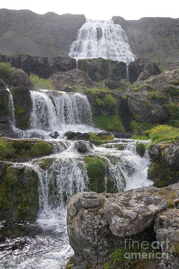 Dynjandi waterfall Iceland 1 Photograph by Rudi Prott