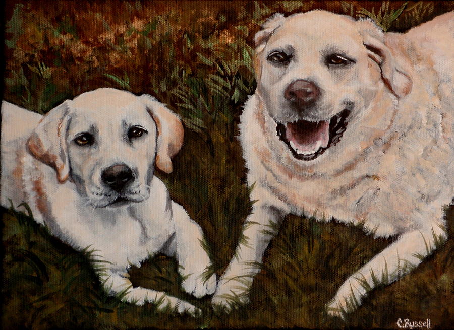 Dyson and Hoover Painting by Carol Russell