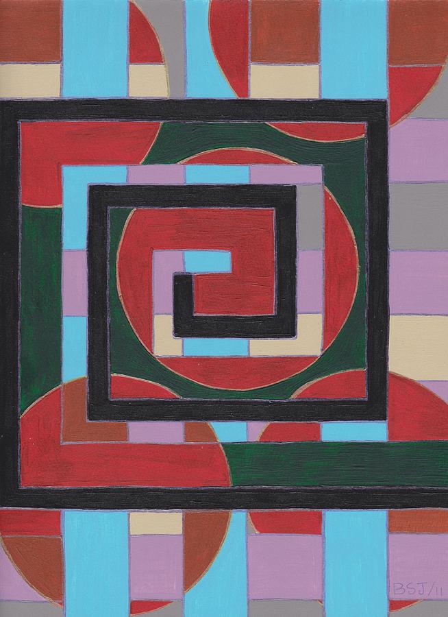 E Squared Painting by Barbara St Jean