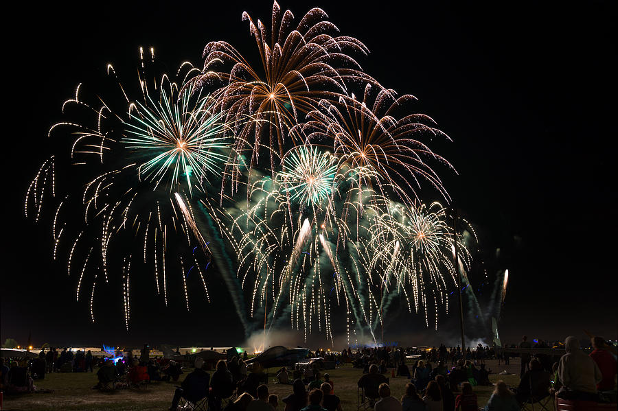 EAA Fireworks - 2013 Photograph by Bill Pevlor