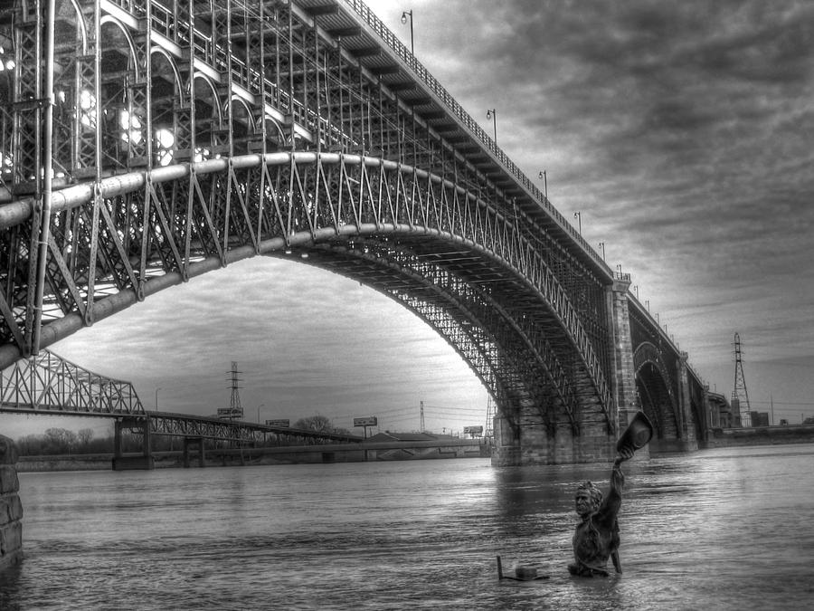 St. Louis Photograph - Eads Bridge by Jane Linders