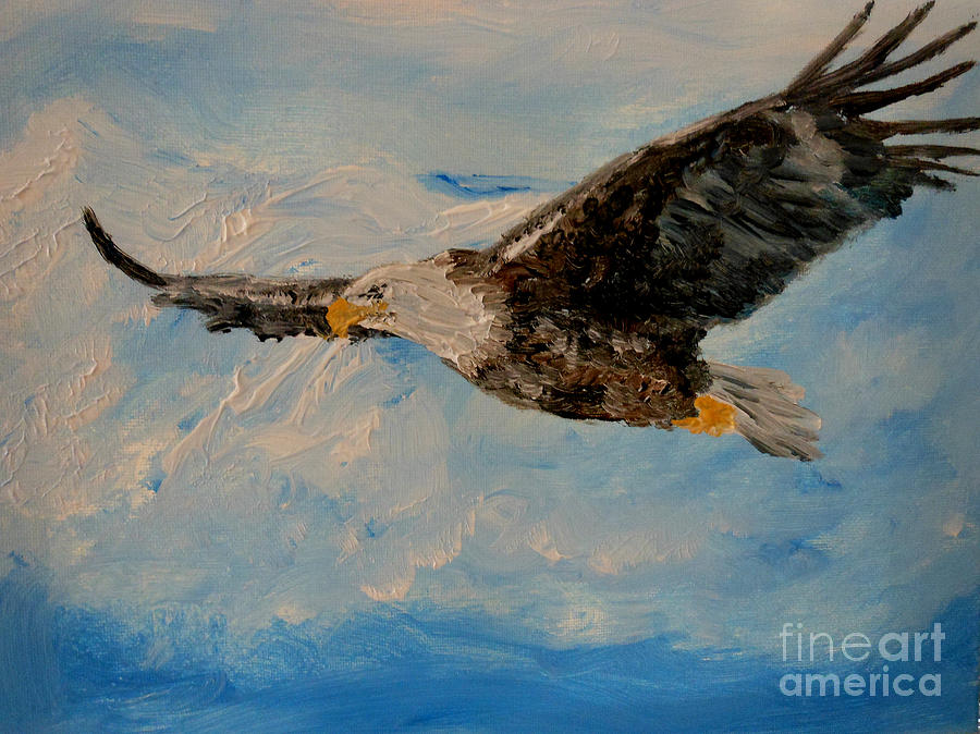 Eagle  Painting by Amanda Dinan