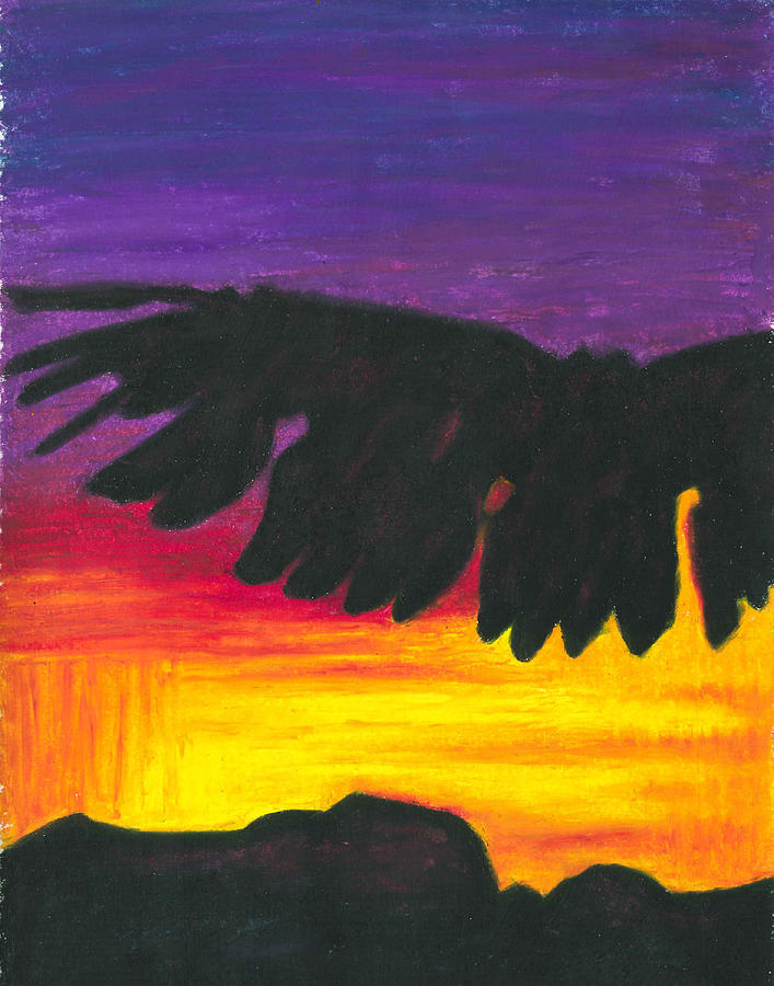 Eagle Dance Painting by Carrie MaKenna