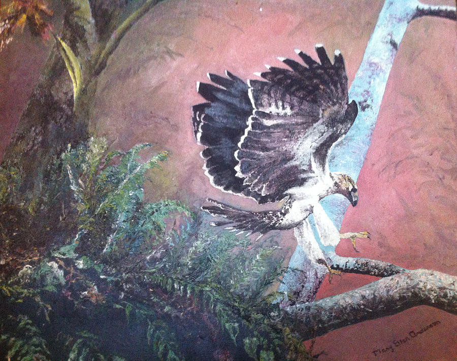 Wildlife Painting - Eagle Light by Mary Ellen Anderson