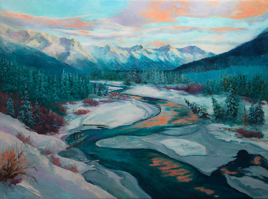 Nature Painting - Eagle River Solstice by Dan Twitchell