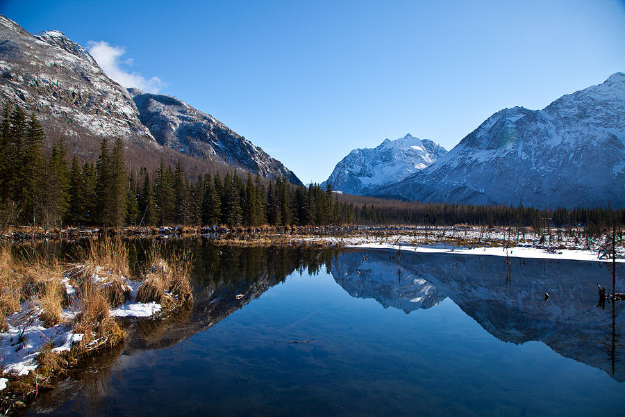 Mountain Photograph - Eagle River Valley by Chris Heitstuman