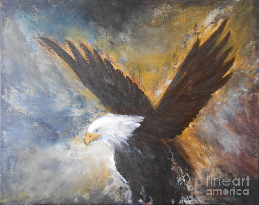 Eagle Spirit Painting by Jane See
