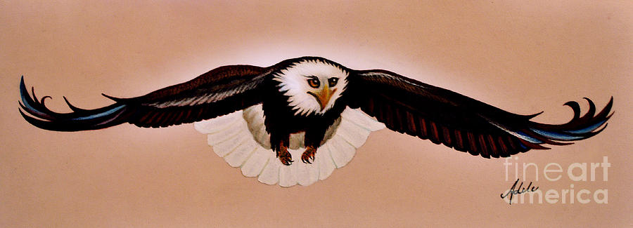 Eagle Painting - Eagle Stealth by Adele Moscaritolo
