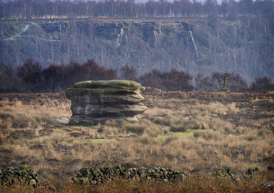 Eagle Stone Baslow Moor Photograph by Jerry Daniel