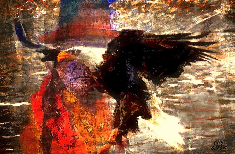 Eagle Warrior Digital Art by Carrie OBrien Sibley