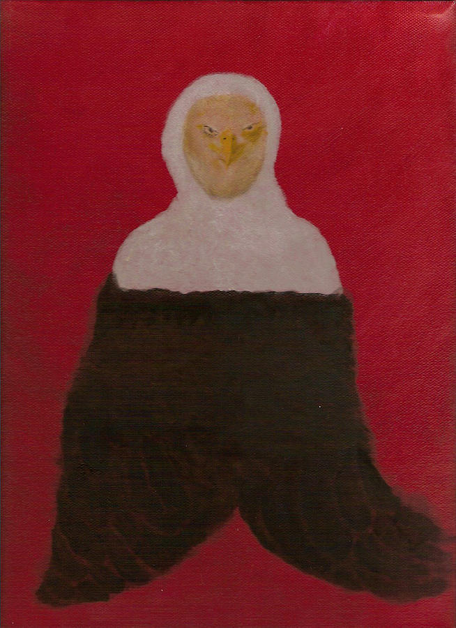 Eagle Painting - Eagle Woman by Elisheva Herrera