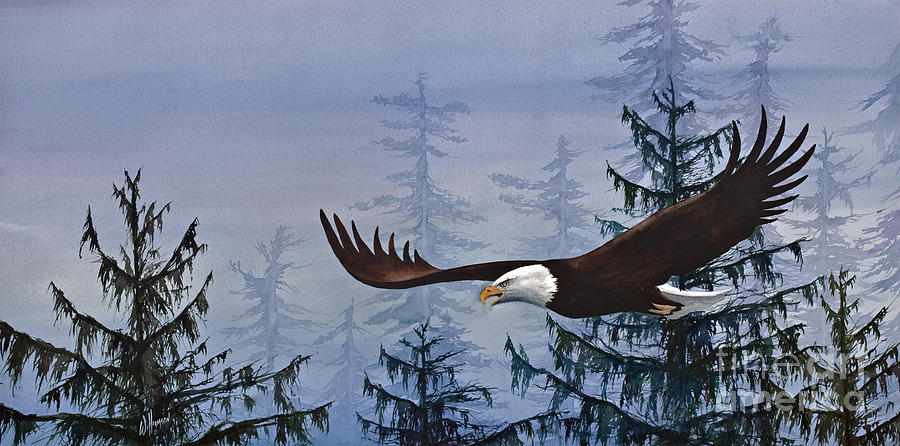 Eagles Freedom Painting by James Williamson