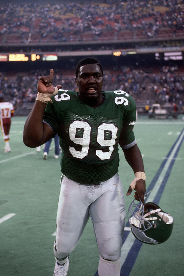 Eagles Jerome Brown Photograph by George Gojkovich