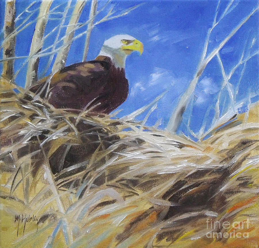 Eagles Nest Painting by Mary Hubley