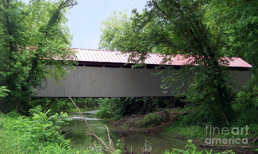 Eakin Mill Covered Bridge Photograph by Charles Robinson