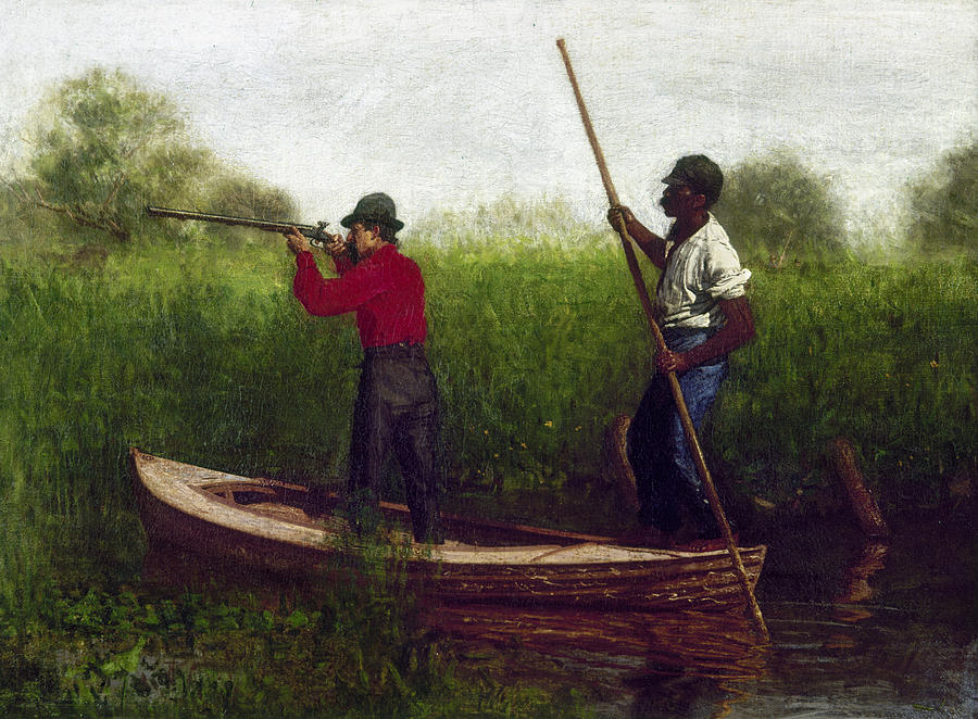 Boat Painting - Eakins Bird Hunting, 1876 by Granger
