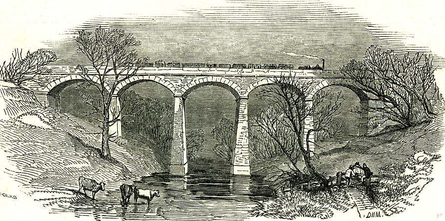 Eamont Viaduct U.k Drawing by English School - Pixels