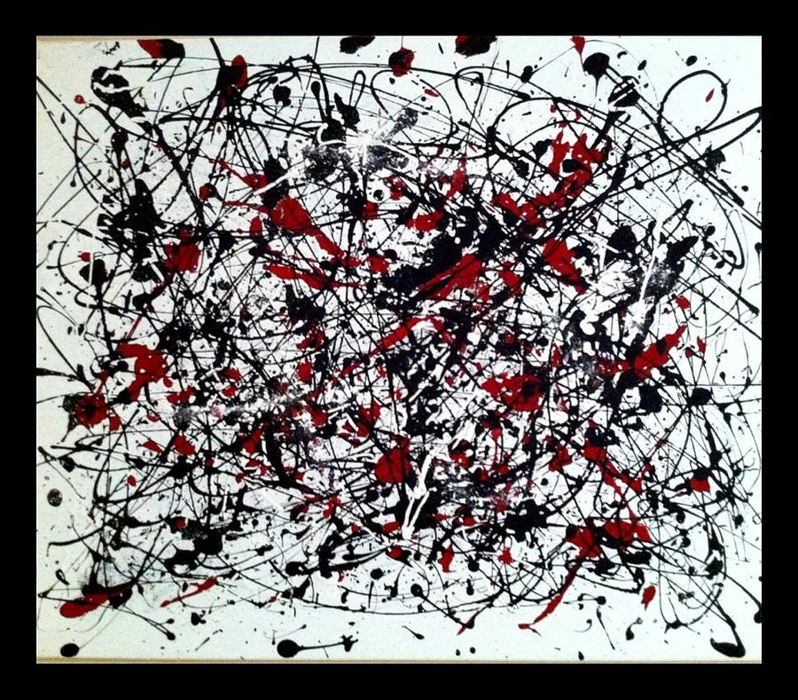 Music Painting - Eargasm Pollock Inspired by Vanessa Carpenter
