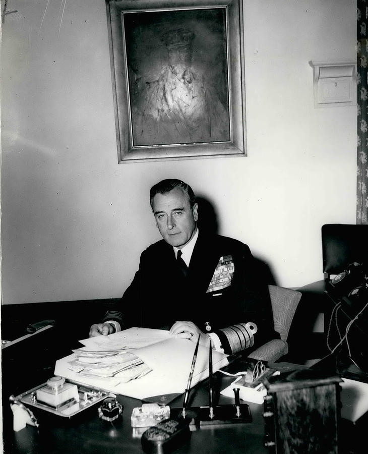 Earl Mountbatten Assumes His Duties As First Se Lord Photograph by Retro Images Archive