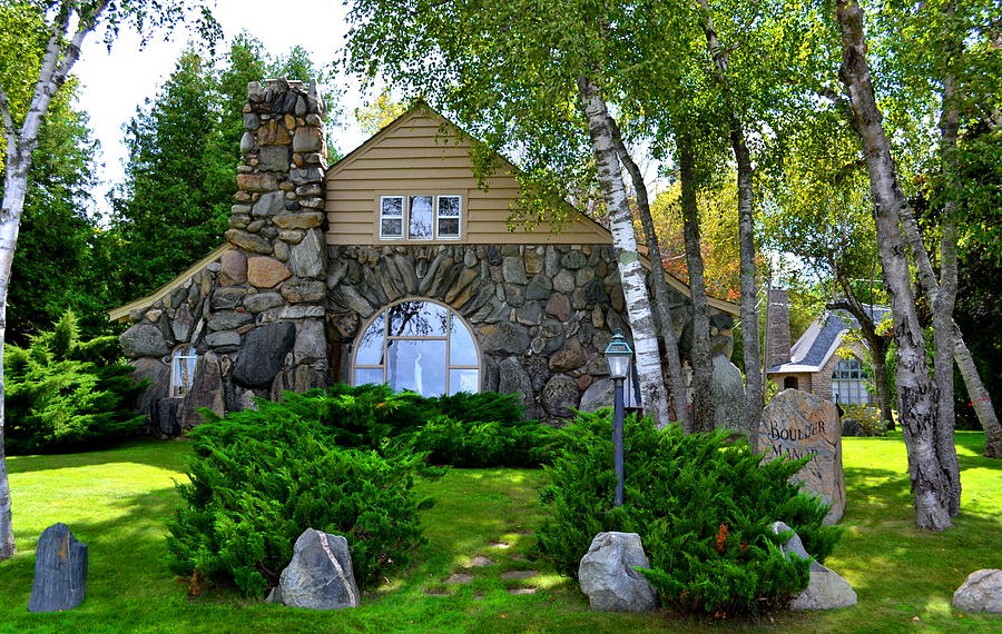 Earl Youngs Masterpiece Boulder Manor in Charlevoix Photograph by Chris ...