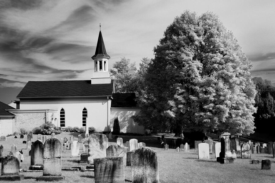 Early American church Photograph by Paul W Faust -  Impressions of Light