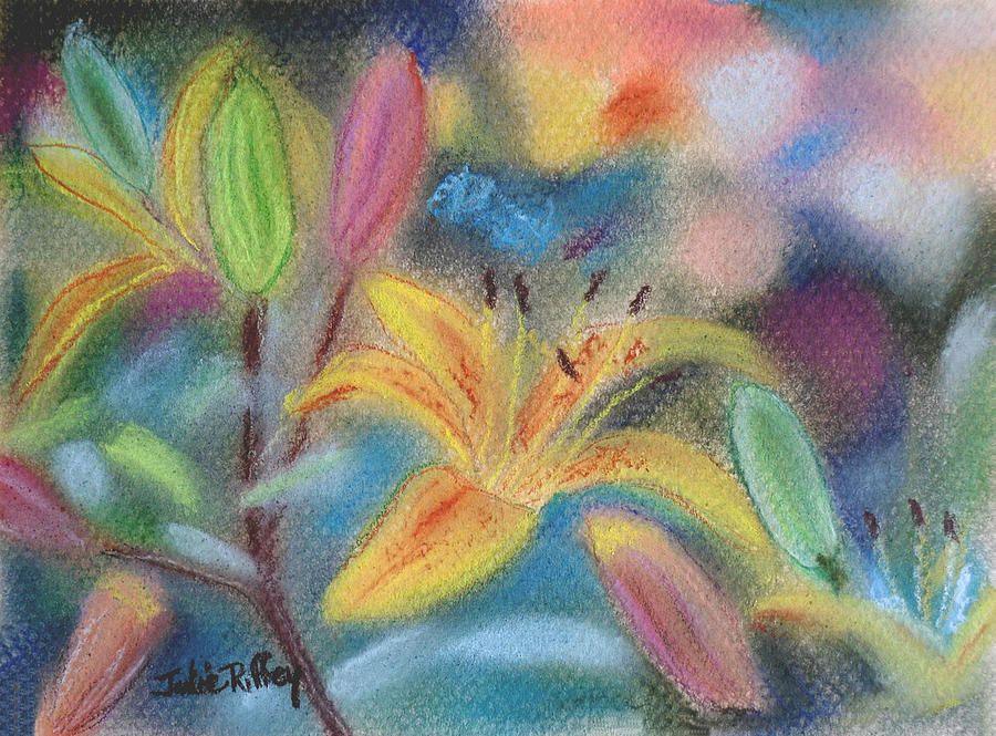 Early Arrival Lily Pastel by Julie Brugh Riffey
