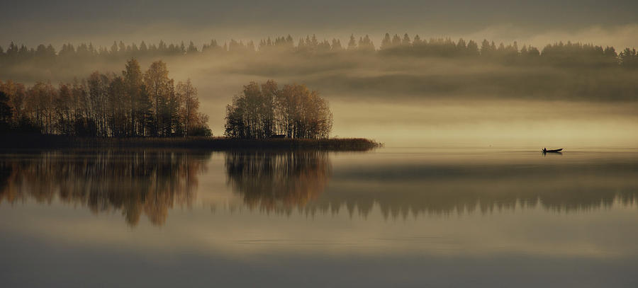 Fall Photograph - Early Autumn Morning by Pekka Ilari T