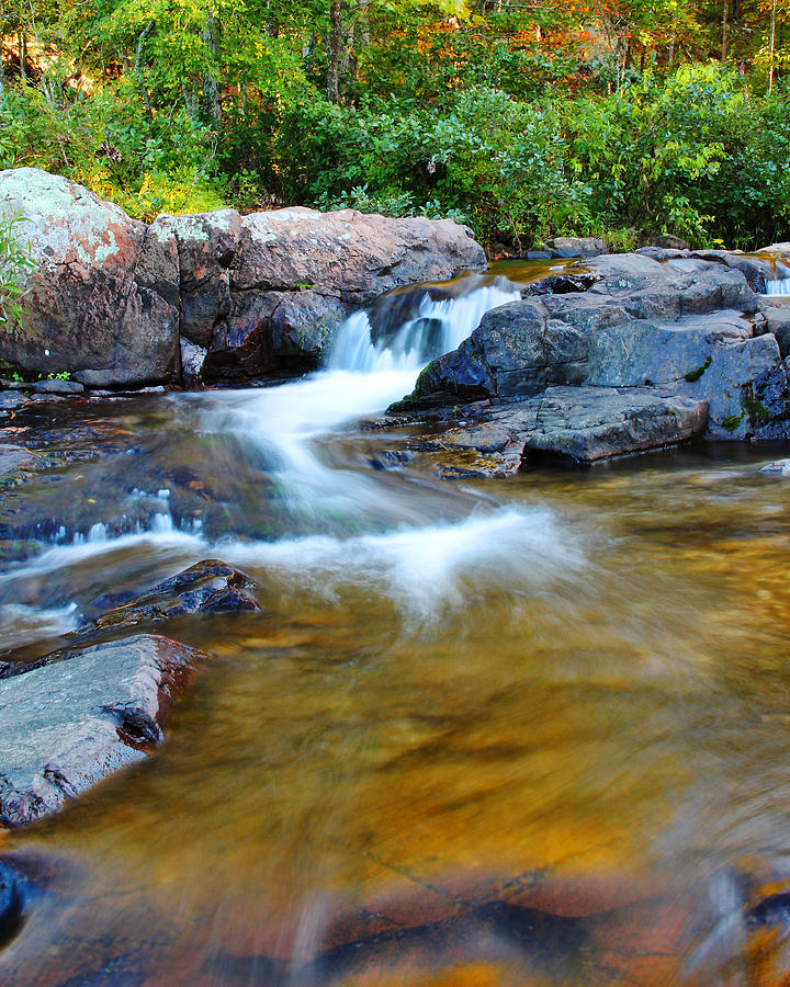 Early Autumn on Rocky Creek in the Missouri Ozarks Photograph by Greg ...