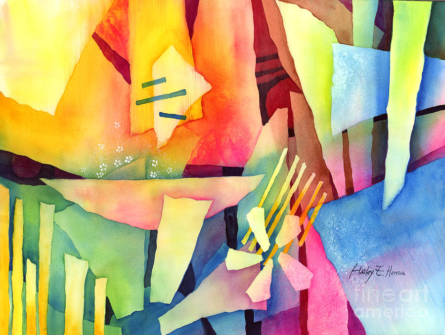 Abstract Painting - Early Bloomers by Hailey E Herrera Abstract Painting - Early Bloomers by Hailey E Herrera