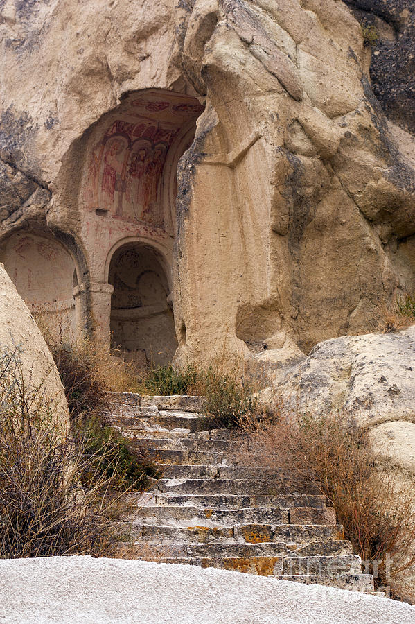 Turkey Photograph - Early Christian Monastery  by Bob Phillips