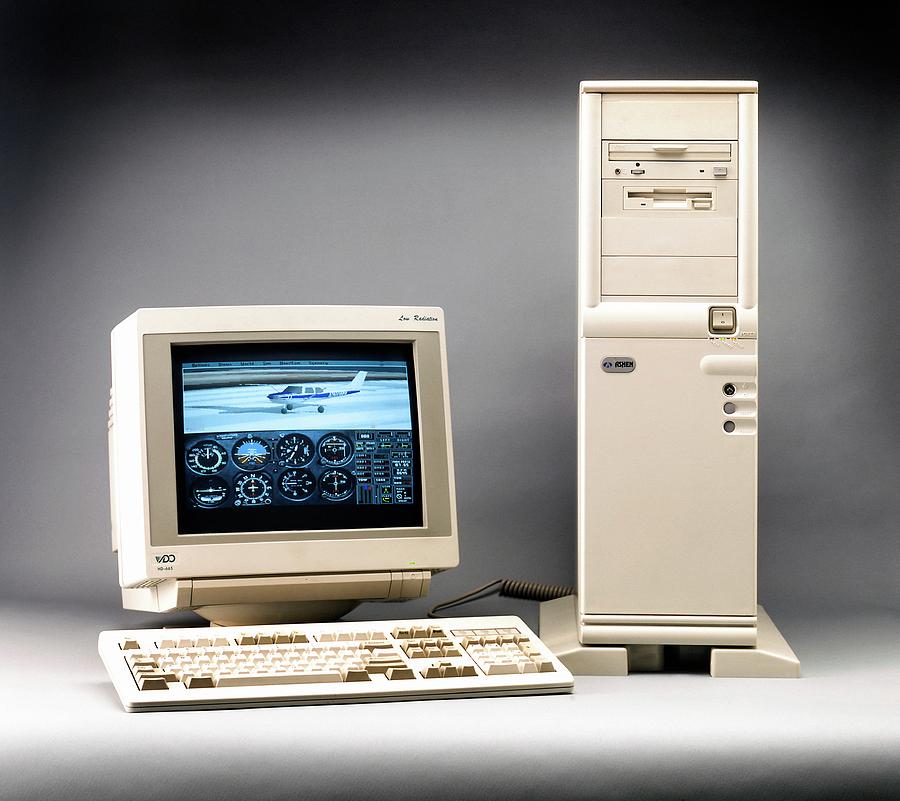 Early Desktop Computer Photograph by Ton Kinsbergen