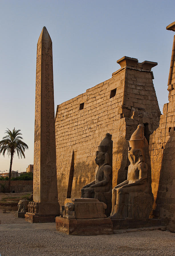 Early Evening Light at Karnak Temple Photograph by Linda Phelps