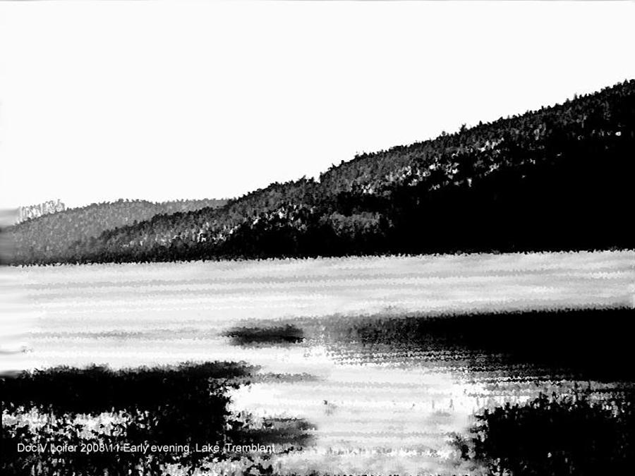 Early evening.Lake Tremblant Digital Art by Dr Loifer Vladimir