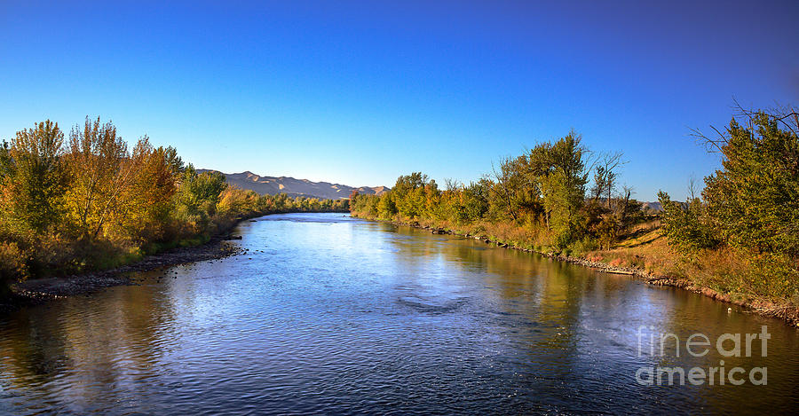 Early Fall On The Payette River Photograph by Robert Bales