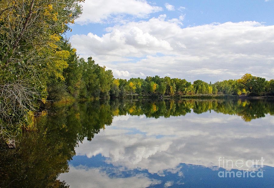 Early Fall Reflections Photograph by Bob Hislop