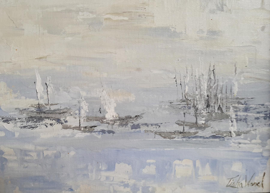 Winter Painting - Early Frost by Tisha Wood