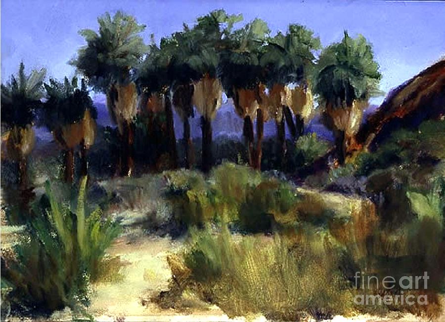 This is Home  Thousand Palms Preserve Painting by Maria Hunt