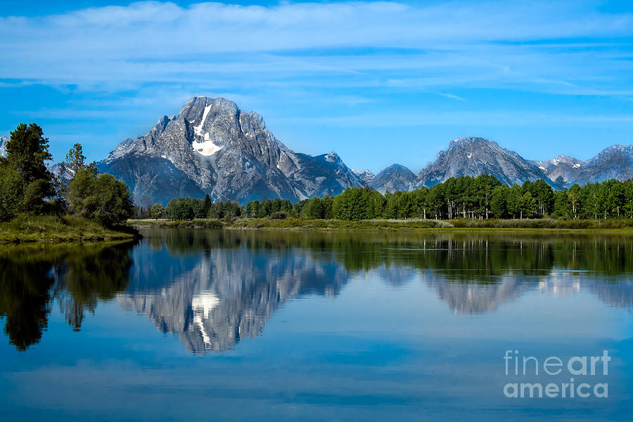 Early Morning at Oxbow Bend Photograph by Robert Bales