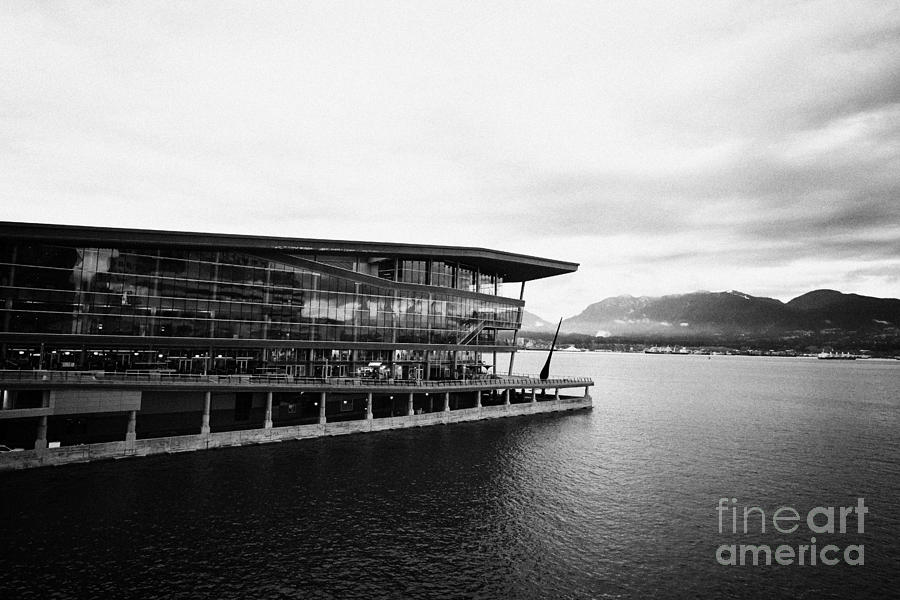 City Photograph - early morning at the Vancouver convention centre west building on burrard inlet BC Canada by Joe Fox
