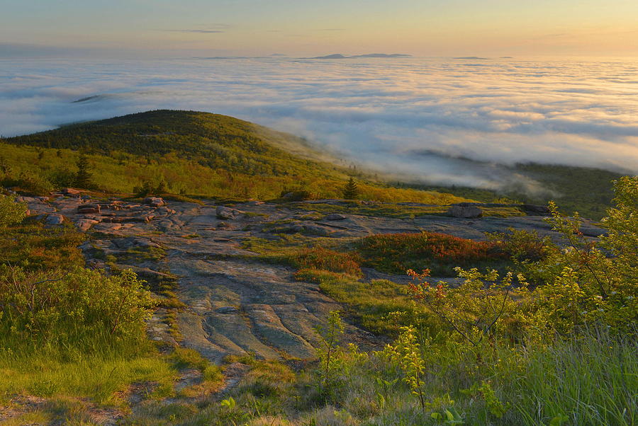 Early Morning Cloud Banks Photograph by Stephen Vecchiotti