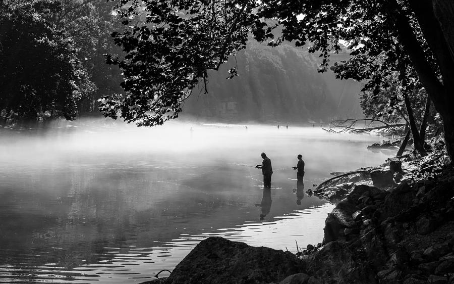 Early Morning Fishing Photograph by Paula Ponath