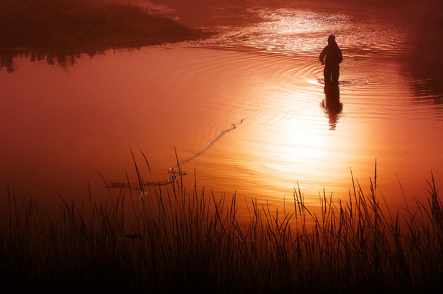 Early Morning Fishing Photograph by Todd Klassy