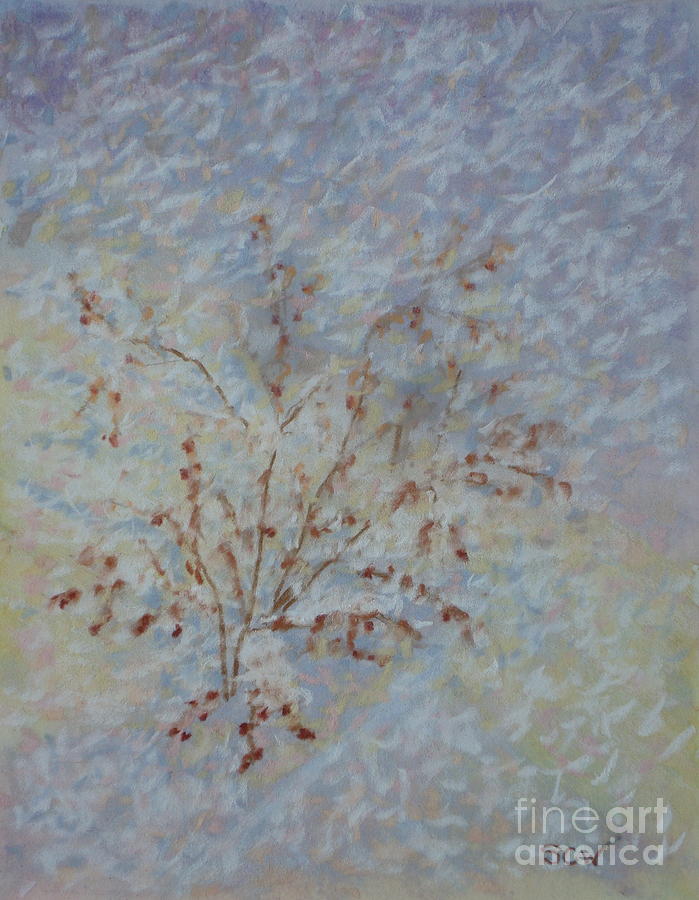 Early Morning Flurry Pastel by Susan Woodward