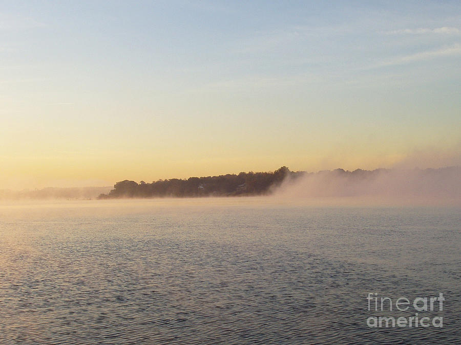 Telfer Photograph - Early Morning Fog Rolling In by John Telfer