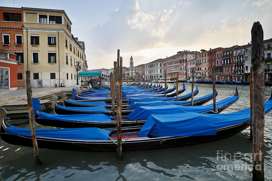 Early Morning Gondolas Photograph by Dennis Hedberg
